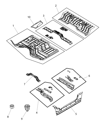 2020 Ram 5500 Floor Pan Diagram 2 - Thumbnail