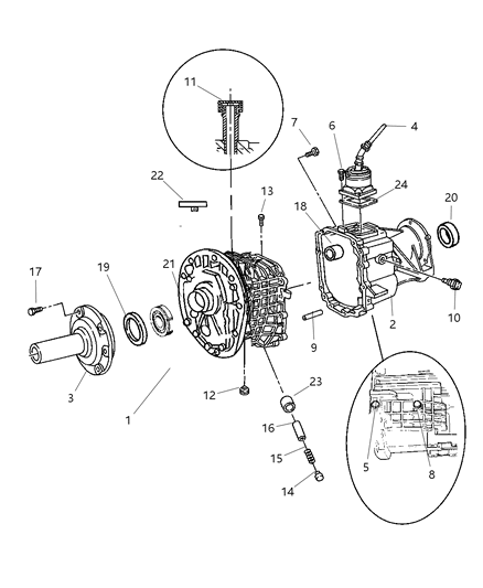 1998 Dodge Ram 1500 Regular Cab Case And Extension Diagram 2 - Thumbnail