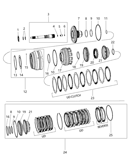 2010 Jeep Grand Cherokee Input Clutch Assembly Diagram 1 - Thumbnail