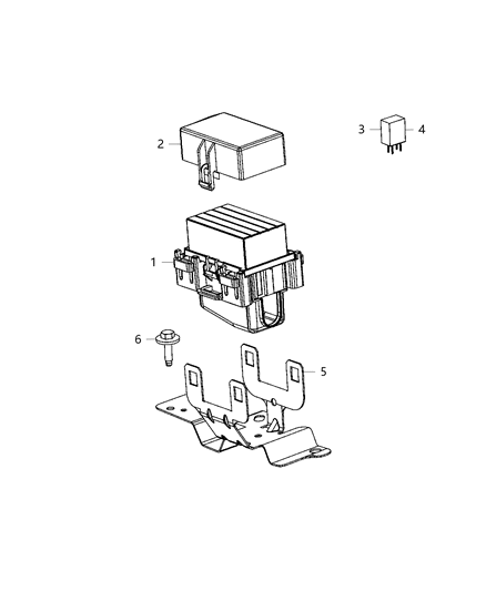 2015 Jeep Grand Cherokee Power Distribution Center Diagram 1 - Thumbnail