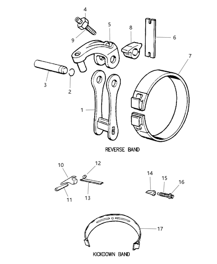 1997 Dodge Ram Van Bands Diagram 2 - Thumbnail