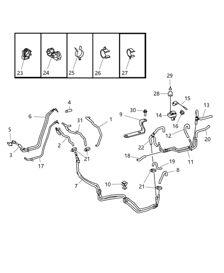 2008 Dodge Sprinter 2500 Heater Lines Diagram