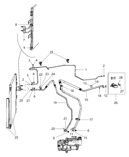 2011 Ram 1500 A/C Plumbing Diagram 2 - Thumbnail