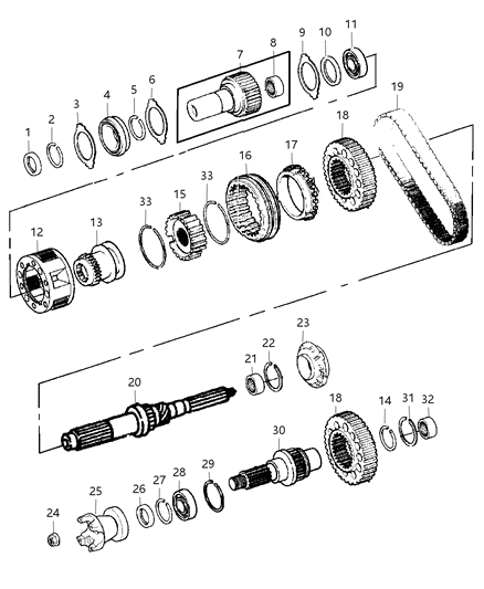 2012 Ram 3500 Pickup Gear Train Diagram 1 - Thumbnail