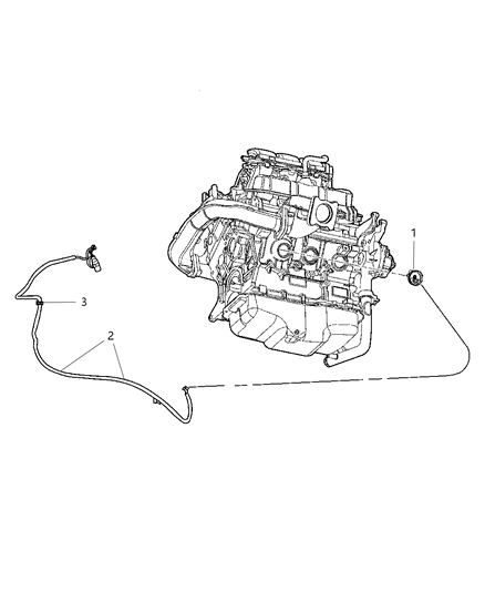 2007 Dodge Caravan Cylinder Block Heater Diagram 3 - Thumbnail