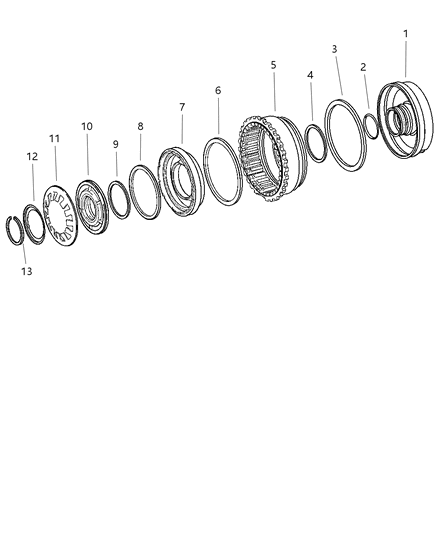 2002 Dodge Sprinter 3500 Multiple Disc Brake Diagram 1 - Thumbnail