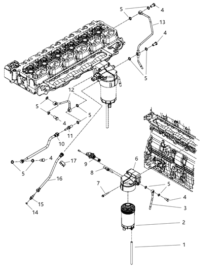 2007 Dodge Ram 3500 Cab Chassis Fuel Filter Diagram