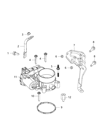 2015 Jeep Renegade Throttle Body Diagram 2 - Thumbnail