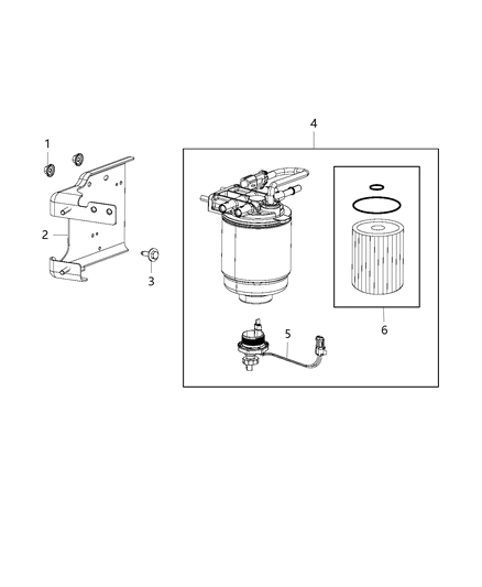 2018 Ram 5500 Fuel Filter Diagram 2 - Thumbnail