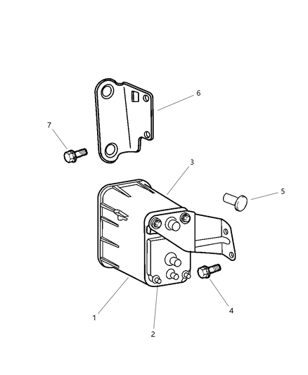 2000 Jeep Grand Cherokee Vapor Canister Diagram for 4854208AE