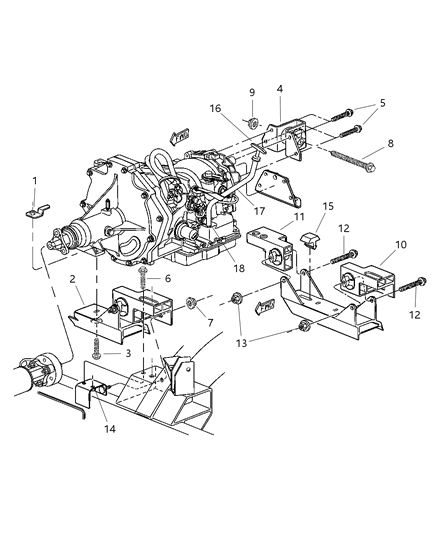 2001 Chrysler Prowler Indicator Transmission Fluid Level Diagram for 4786956AB
