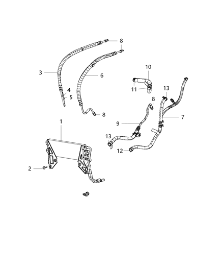 2020 Ram 5500 Power Steering Hose Diagram 1 - Thumbnail