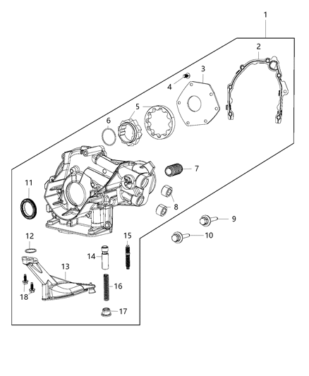 2018 Jeep Compass Engine Oil Pump Diagram 1 - Thumbnail