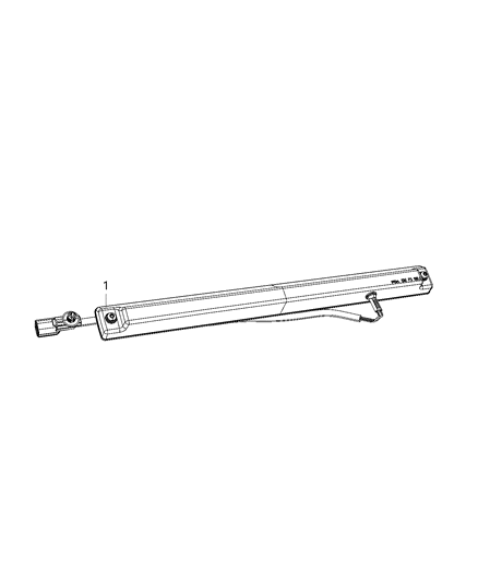 2020 Ram 3500 Pickup Lamps - Rear Diagram 1 - Thumbnail