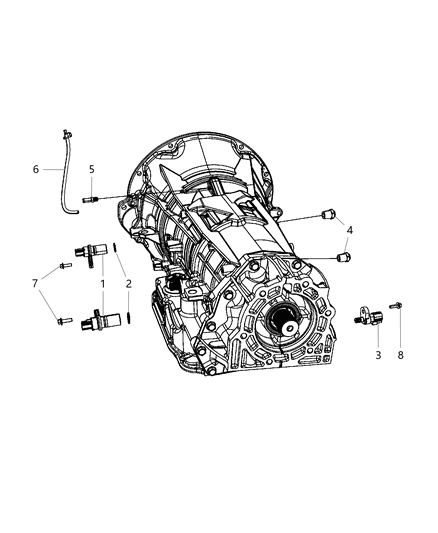 2011 Dodge Durango Sensors , Vents And Quick Connectors Diagram 1 - Thumbnail