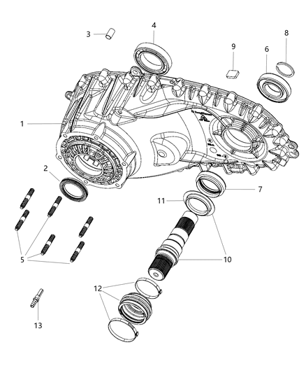2020 Ram 2500 Front Case & Related Parts Diagram 2 - Thumbnail