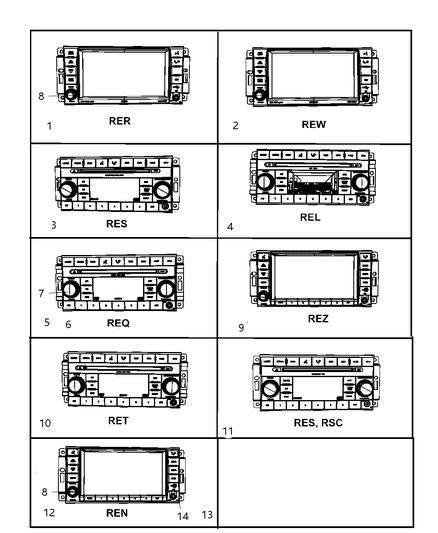 2008 Chrysler Sebring Knob Radio Volume Control Req Only Diagram for 68051860AA