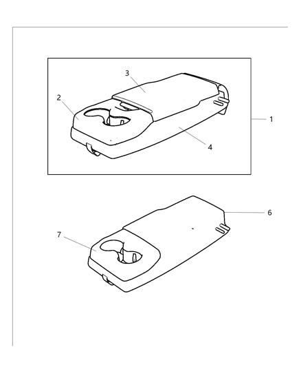 2020 Dodge Charger Rear Seat, Split Seat Diagram 2 - Thumbnail
