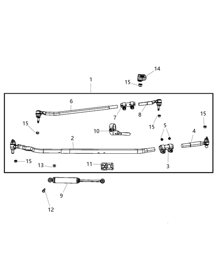 2011 Ram 2500 Steering Linkage Diagram