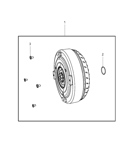 2016 Ram 3500 Cab Chassis Torque Converter Diagram 1 - Thumbnail