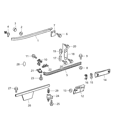 2009 Dodge Sprinter 3500 Foil Insulator Diagram for 5099253AA