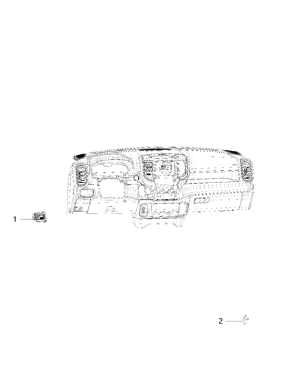 2020 Ram 3500 Cab Chassis(<10K lb.) Switches - Powertrain Diagram