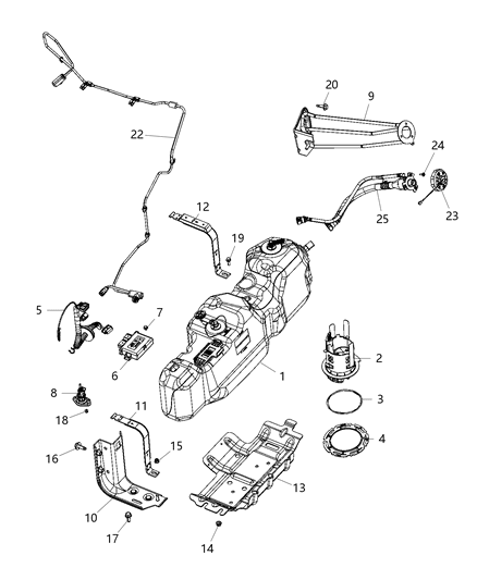 2020 Ram 5500 Diesel Exhaust Fluid System Diagram