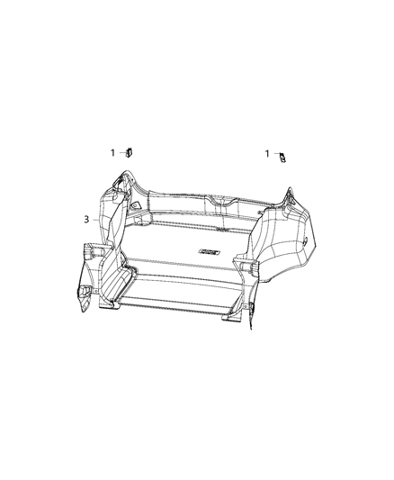 2020 Chrysler 300 Lamps, Interior Diagram 4 - Thumbnail