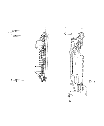 2019 Jeep Wrangler Module, Powertrain Control Diagram 2 - Thumbnail