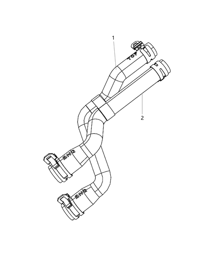 2008 Dodge Avenger Heater Plumbing Diagram 2 - Thumbnail