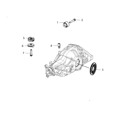 2011 Chrysler 300 Housing And Differential With Internal Components Diagram 1 - Thumbnail