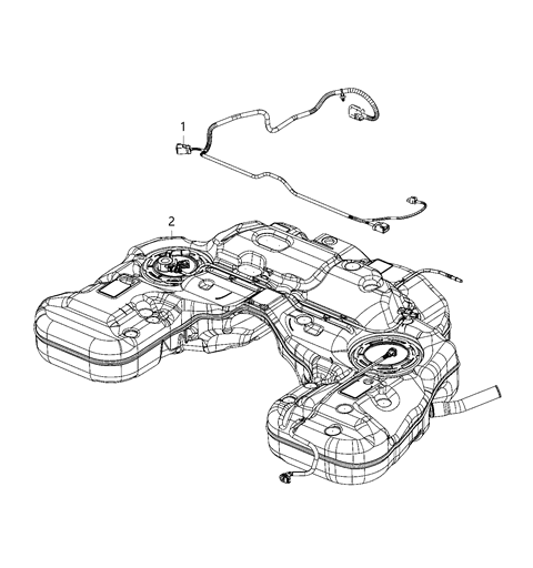 2021 Dodge Durango Wiring - Chassis & Underbody Diagram 1 - Thumbnail