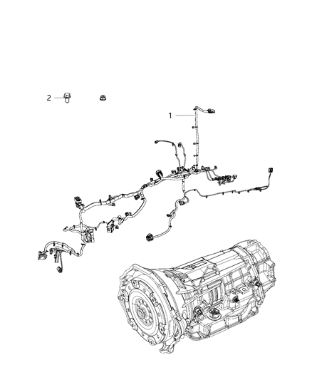 2020 Ram 3500 Cab Chassis Wiring, Automatic Transmission Diagram 2 - Thumbnail