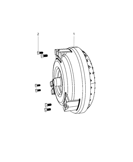 2009 Jeep Grand Cherokee Torque Converter Diagram 3 - Thumbnail
