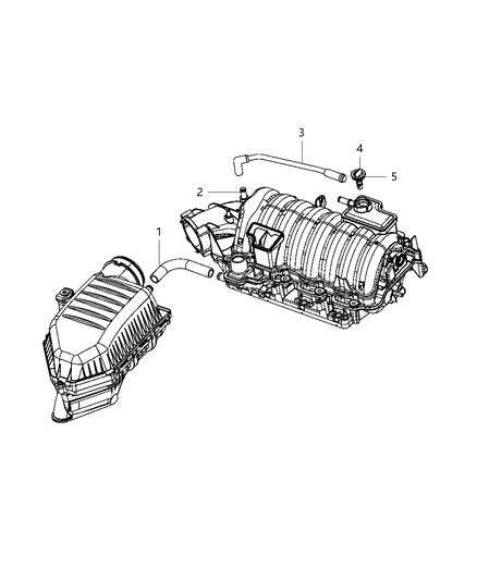 2014 Dodge Challenger Crankcase Ventilation Diagram 4 - Thumbnail