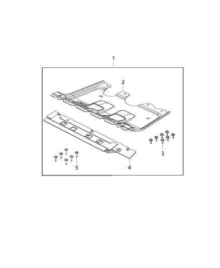 2016 Jeep Cherokee Plate Kit, Skid Diagram 4 - Thumbnail