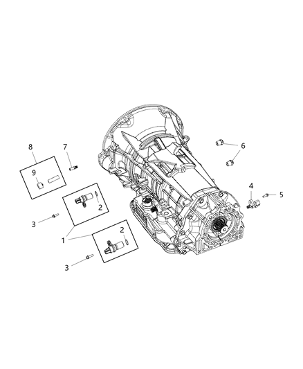 2016 Ram 3500 Cab Chassis Sensors , Vents And Quick Connectors Diagram