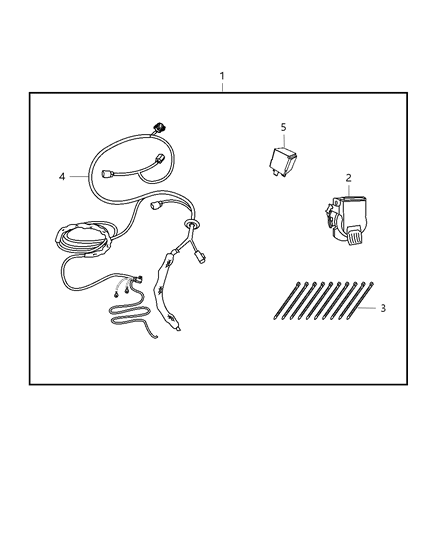 2012 Jeep Liberty Harness Trailer Diagram for 68002998AC
