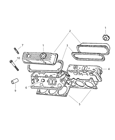 1999 Dodge Durango Cylinder Head Diagram 1 - Thumbnail