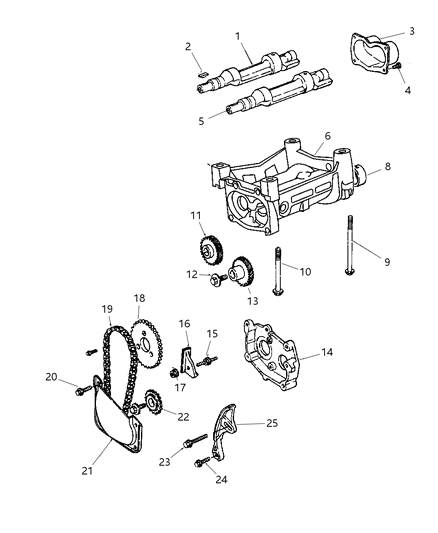 2005 Jeep Wrangler Balance Shafts Diagram
