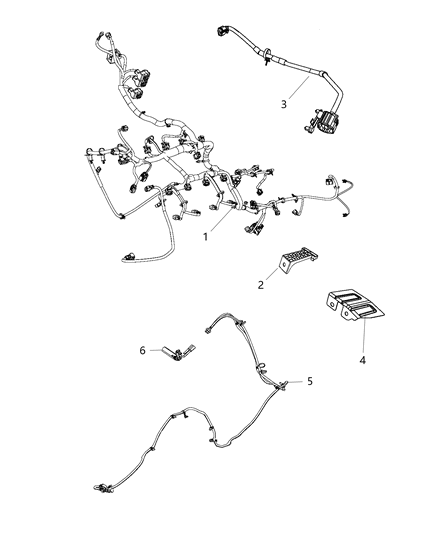 2015 Ram 3500 Cab Chassis Wiring, Engine Diagram 1 - Thumbnail
