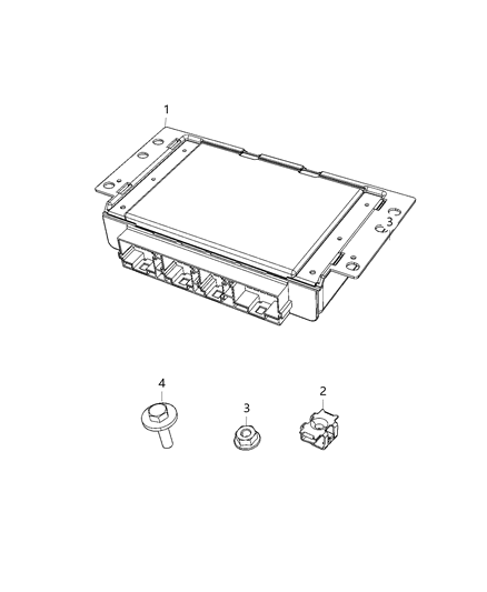 2021 Dodge Durango Modules, Body Diagram 3 - Thumbnail