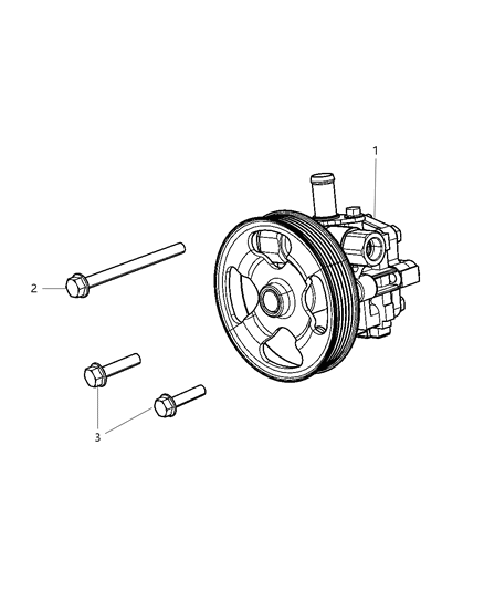 2013 Dodge Journey Power Steering Pump Diagram 1 - Thumbnail