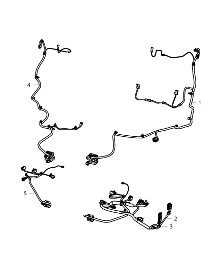 2018 Dodge Journey Wiring - Seats Front Diagram