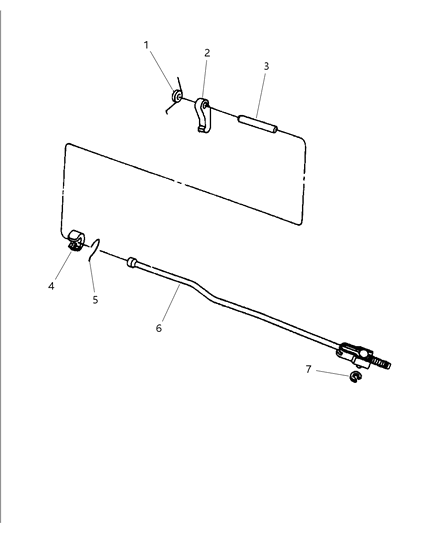 1999 Dodge Durango Parking Sprag Diagram 2 - Thumbnail