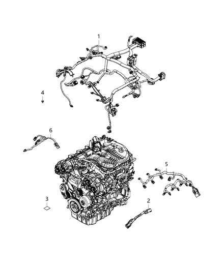 2020 Jeep Cherokee Wiring, Engine Diagram 2 - Thumbnail