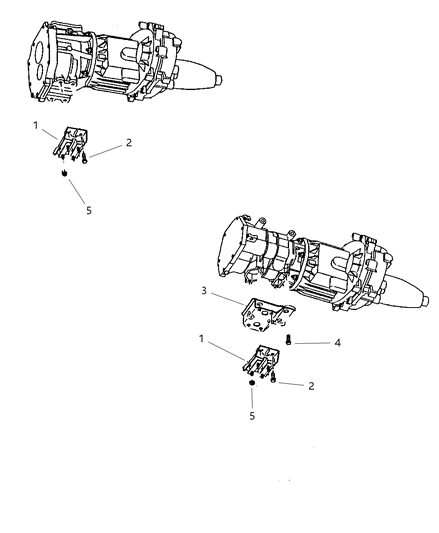 1999 Dodge Dakota Engine Mounting, Rear Diagram 5 - Thumbnail