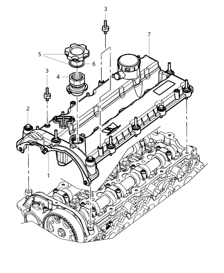 2015 Jeep Wrangler Cylinder Head & Cover Diagram 2 - Thumbnail