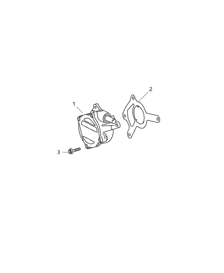 2007 Dodge Sprinter 2500 Vacuum Pump Diagram for 5175907AA