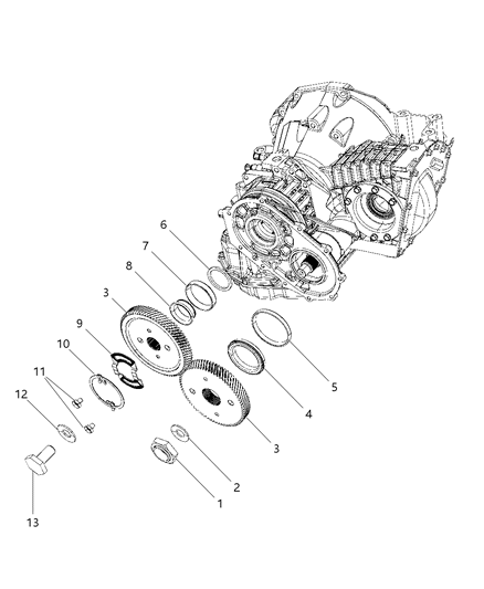 2019 Dodge Journey Gear Train Diagram 2 - Thumbnail